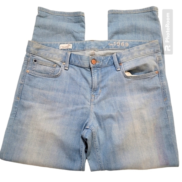 Gap Real Straight light wash straight leg jeans - Picture 4 of 8